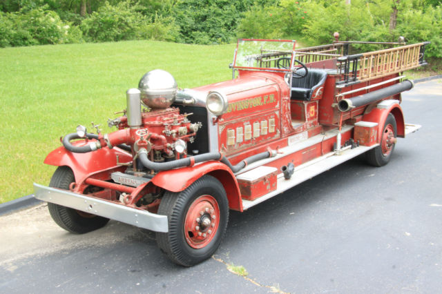 1933 Ahrens-Fox CT4 Firetruck Delivered new to Covington, KY! Unrestored! 1933 Other Makes CT4 Triple Pumper Firetruck