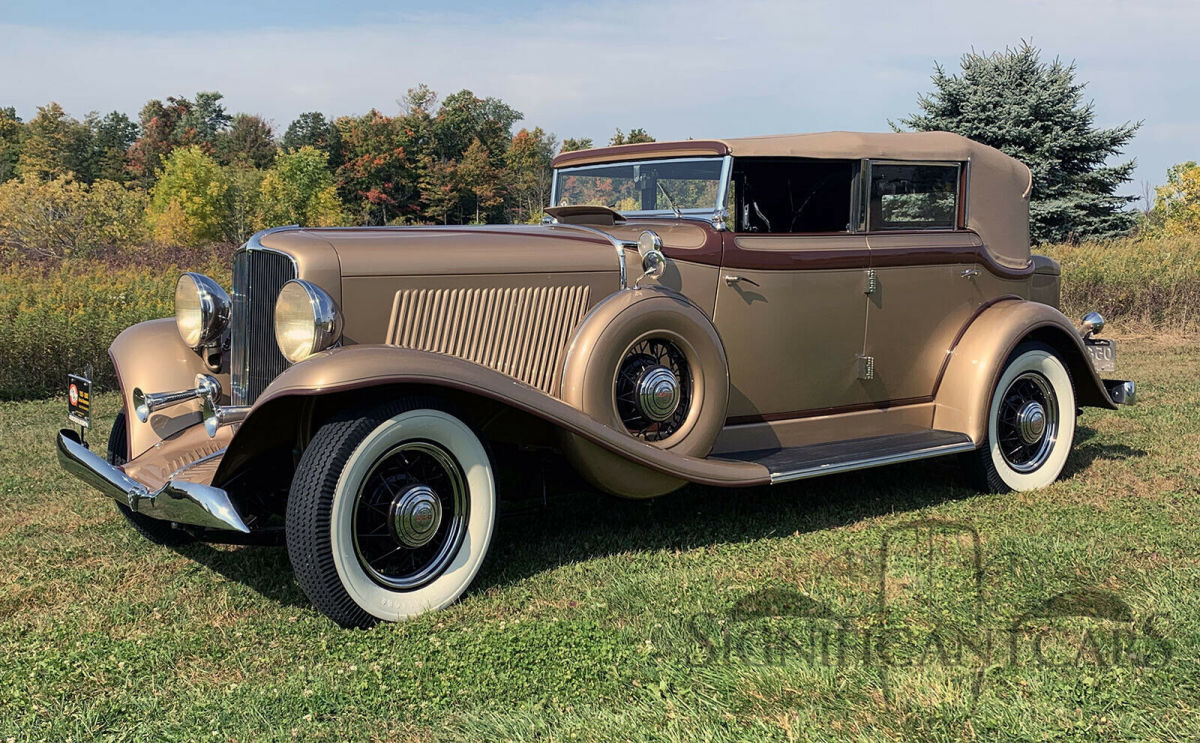 1933 Auburn 8-105 Salon Phaeton - Striking! Rare! Proven Tour Car! 1933 Auburn 8-105 Salon Phaeton