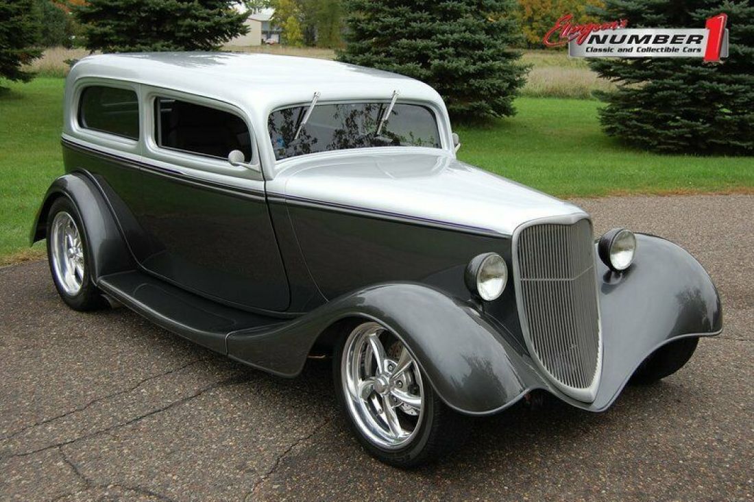1933 Ford 2 Door Street Rod - ALL STEEL w/ CUSTOM INTERIOR - Ellingson Motorcars 1933 Ford 2 Door Street Rod