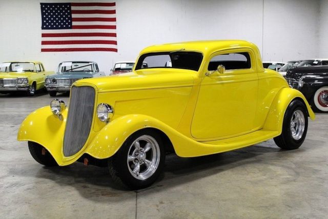 1933 Ford 3 window coupe 346 Miles Yellow Coupe 350ci V8 TH350 3-Speed Automati 1933 Ford Other --