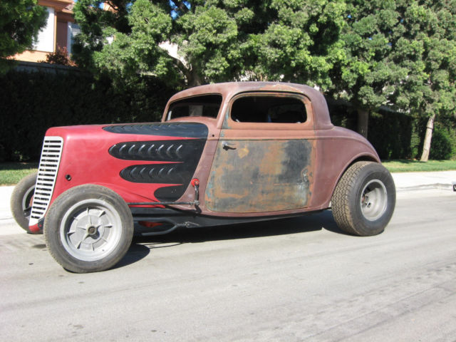 1933 Ford 3 Window Coupe Chopped Henry Steel Hot Rod Project Lakes Style SCTA 1933 Ford Other