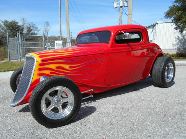 1933 Ford 3 Window Coupe Streetrod,396 Big Block,Auto.Red/Tan Leather,MUST SEE!! 1933 Ford Other