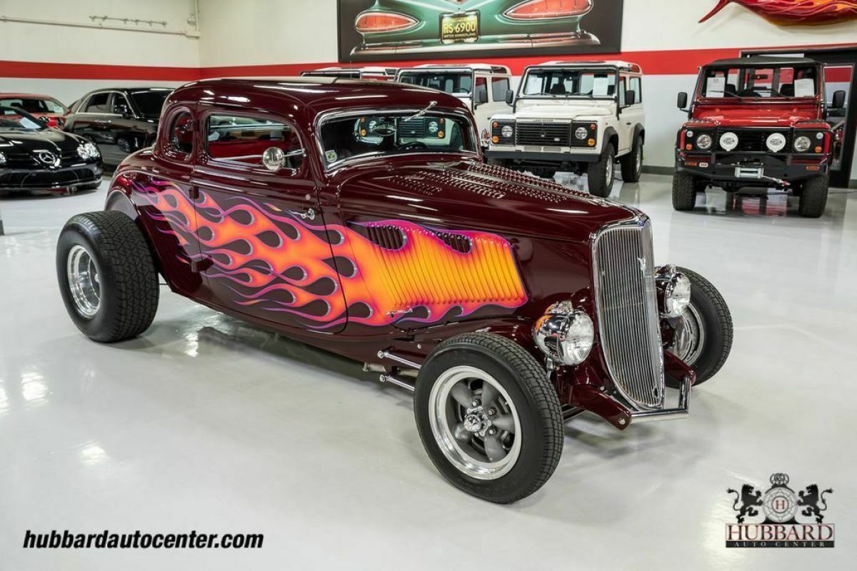 1933 Ford 5 Window Coupe Real Ford body, Art Himsl painted flames - photo 10