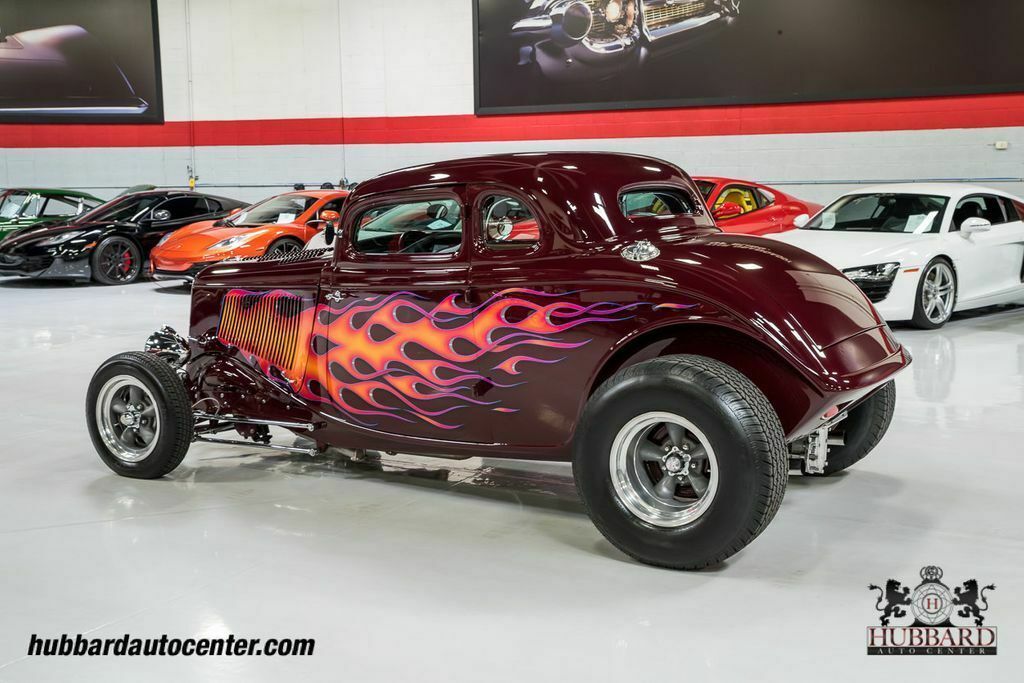 1933 Ford 5 Window Coupe Real Ford body, Art Himsl painted flames - photo 6