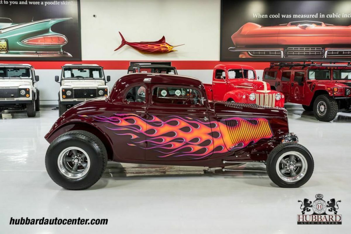 1933 Ford 5 Window Coupe Real Ford body, Art Himsl painted flames - photo 9