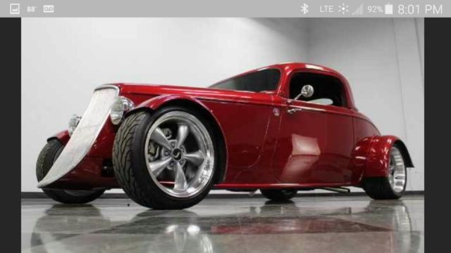 1933 Ford Factory 5 Three Window Coupe Hot Rod Roadster - 340 HP/302 Ford 1933 Ford 3 Window Coupe Coupe