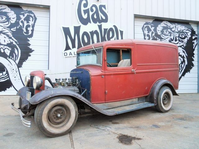 1933 Ford Panel Truck Running Project **NO RESERVE** from Gas Monkey Garage 1933 Ford Other Panel Truck
