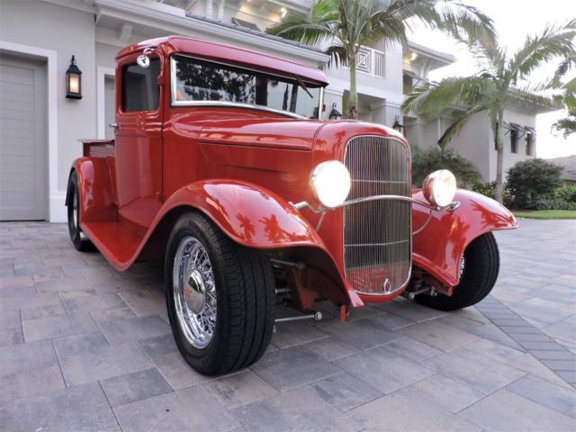 1933 Ford Pickup Truck Custom Hot Rod Blower AC Coilovers Wires Immaculate 1933 Ford Other Pickups Pickup