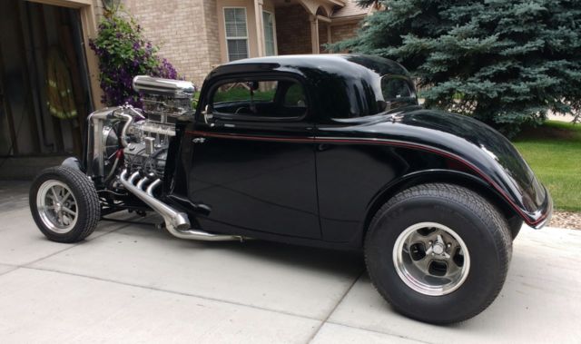 1933 FORD PRO STREET COUPE 1933 Ford 3 WINDOW COUPE