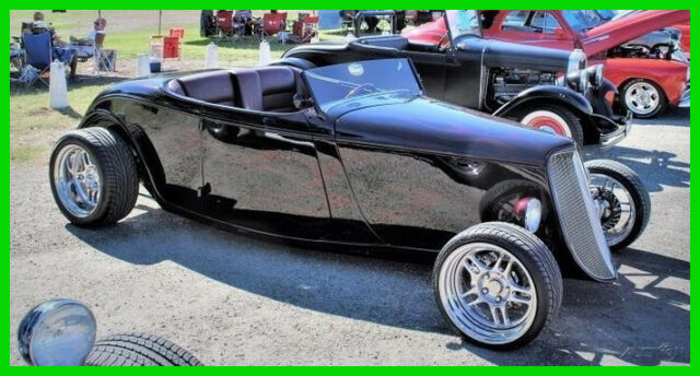1933 Ford Roadster 355ci V8 400 Turbo Auto Trans Frame Off Restore Ghost Flames 1933 Ford Roadster Frame Off Restore