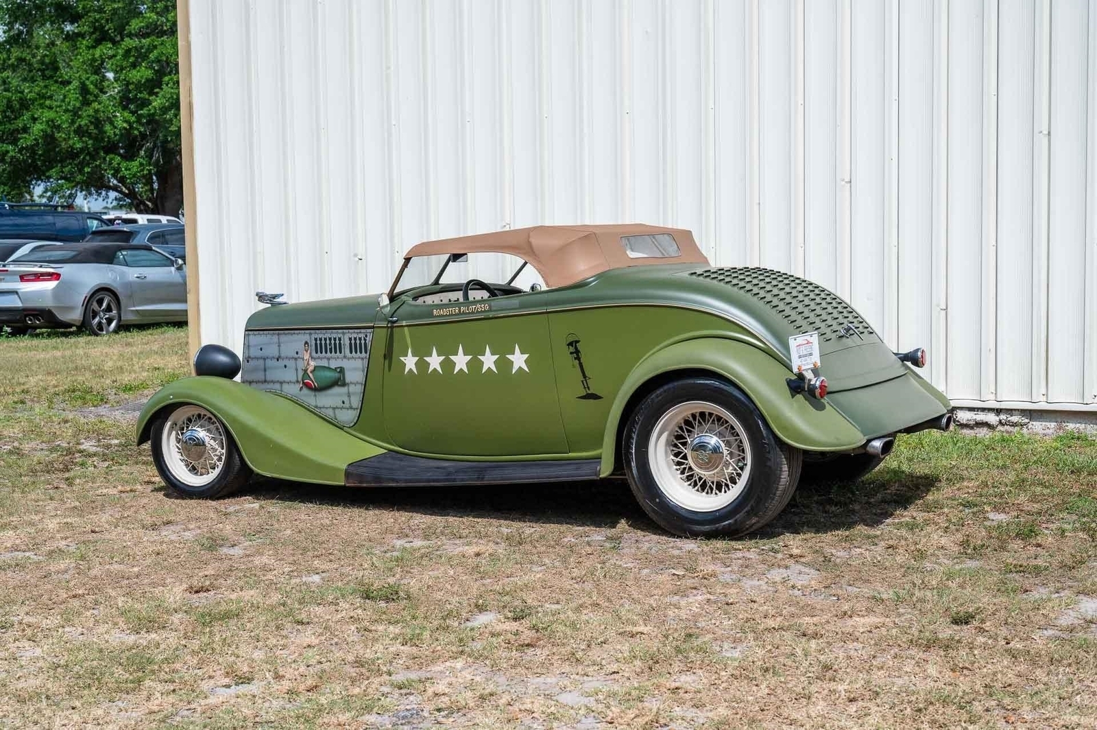 1933 Ford Roadster WWII Tribute, Downs Body & Chassis, Steel Fenders - photo 4