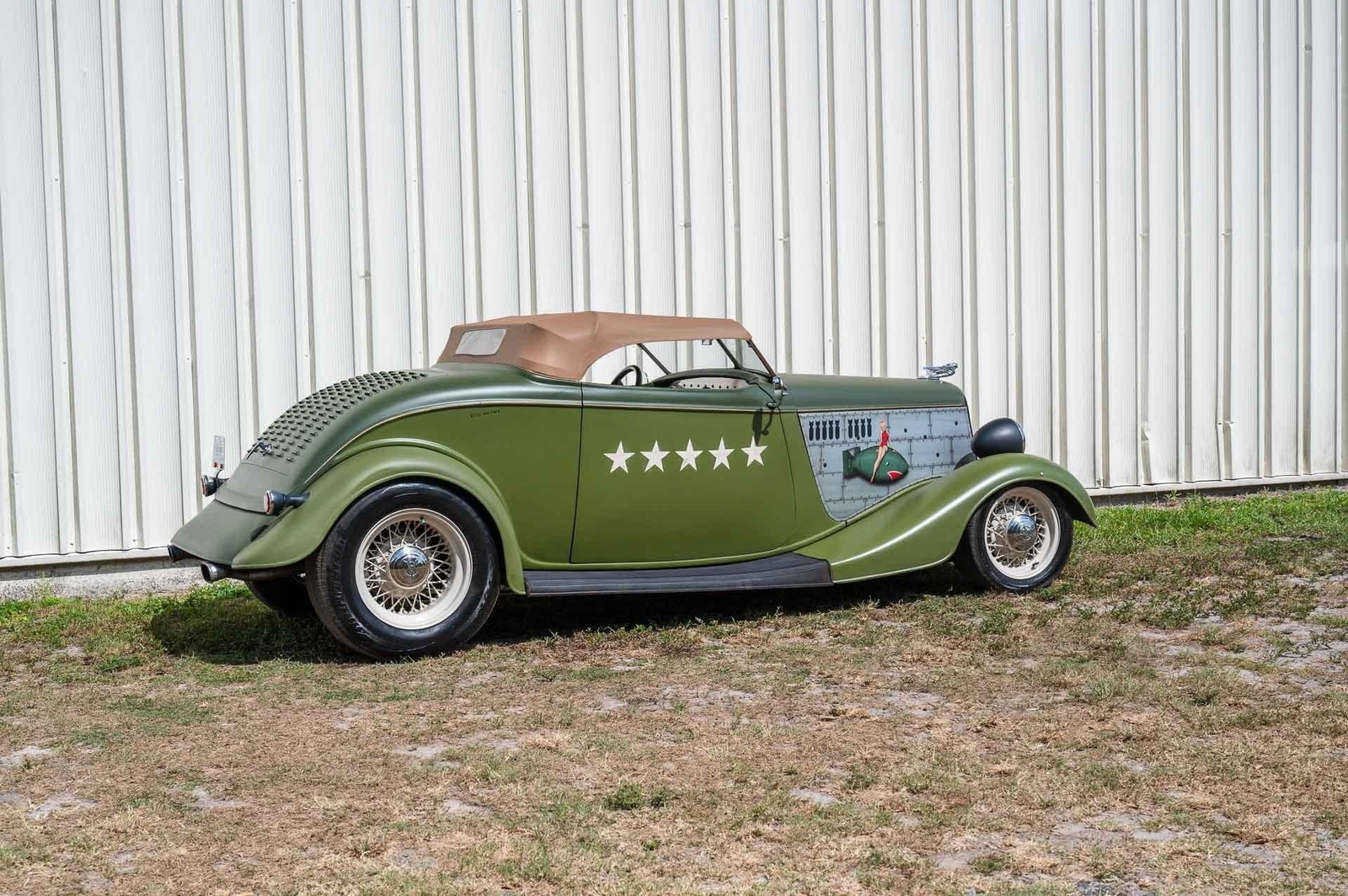 1933 Ford Roadster WWII Tribute, Downs Body & Chassis, Steel Fenders - photo 6