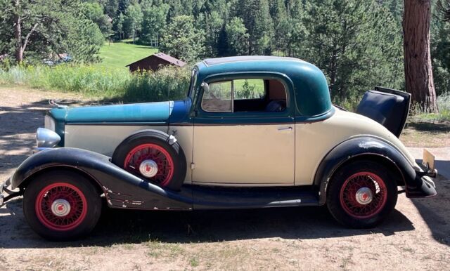 1933 Pontiac Model 601 two-tone green and beige - photo 4