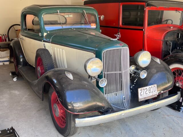 1933 Pontiac Model 601 two-tone green and beige - photo 6