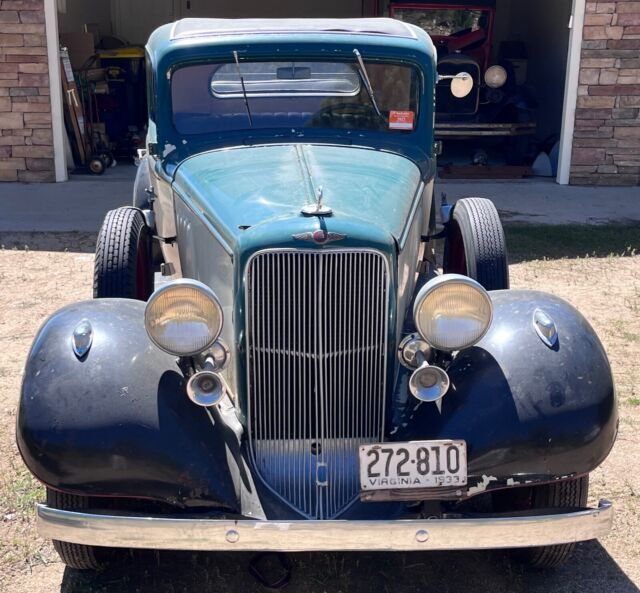 1933 Pontiac Model 601 two-tone green and beige - photo 7