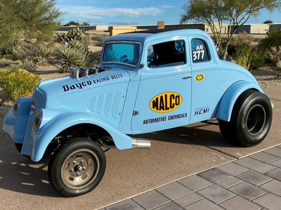 1933 Willys Gasser, 472 Hemi, Concourse Restoration, Ask about FREE Shipping! 1933 Willys All Models Classic Gasser