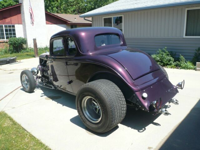 1934 Ford coup 5 window modified hot rod - photo 5
