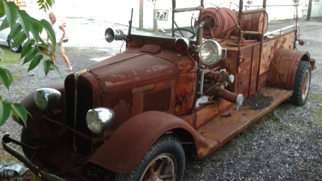 1934 Boyer Marvel Firetruck,street rod, rat rod, hot rod, 1934 Other Makes firetruck convertible :)