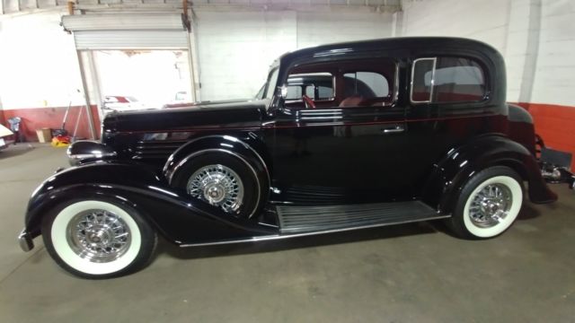 1934 BUICK VICTORIA 2 DOOR 6 WHEEL CUSTOM ALL STEEL STREET ROD 125K INVESTED 1934 Buick VICTORIA SEDAN 2 DOOR VICTORIA 6 WHEELER SLOPE BACK