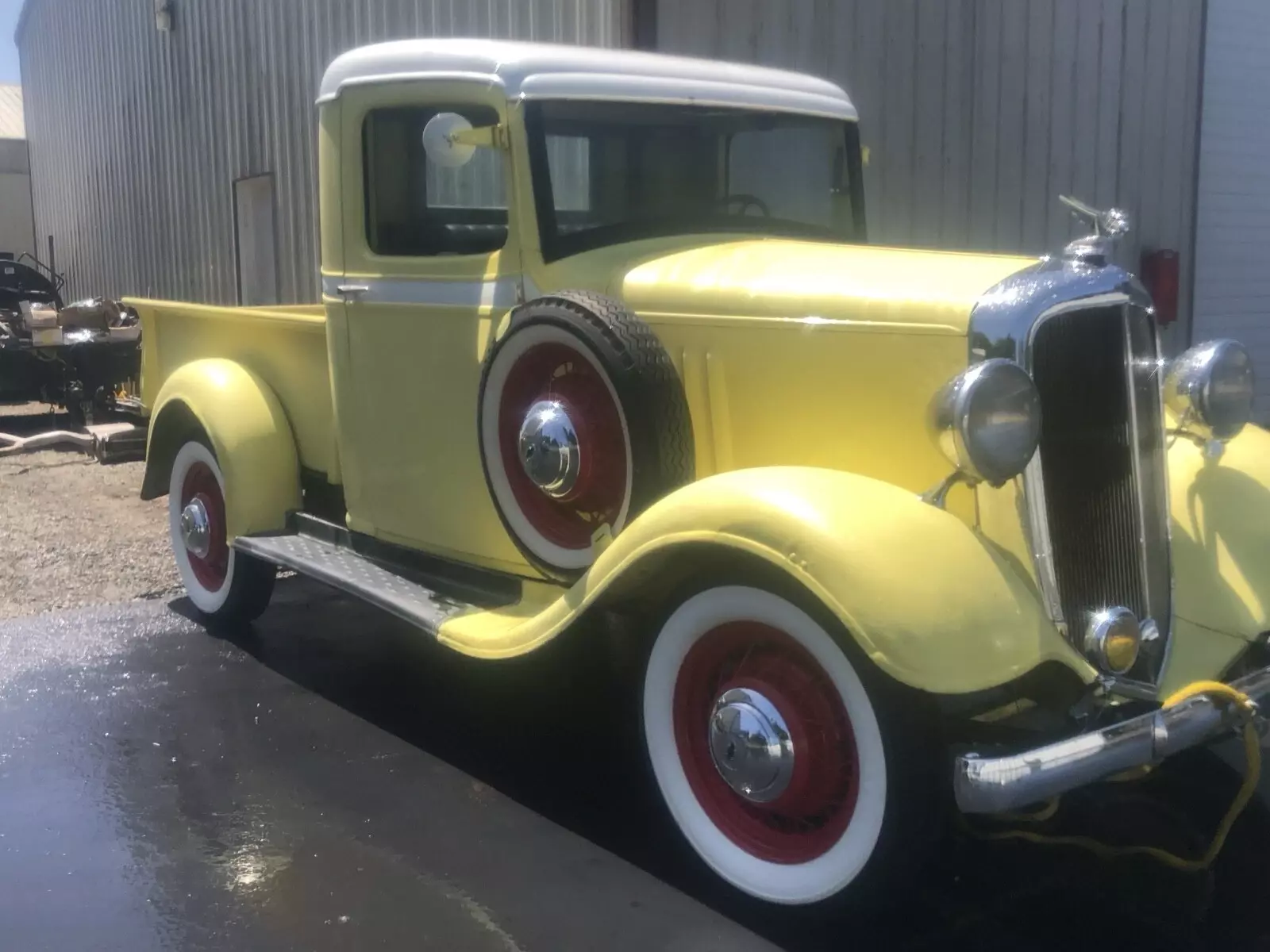 1934 Chevrolet Half Ton Pickup Yellow DB 1934 Chevrolet Half Ton DB