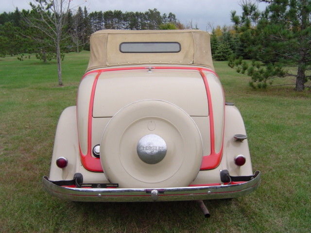 1934 Chrysler CA-Convertible Coupe Original - photo 7