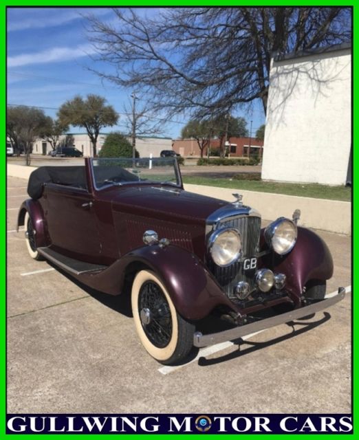 1934 Drophead Coupe Used 1934 Bentley Other Drophead Coupe