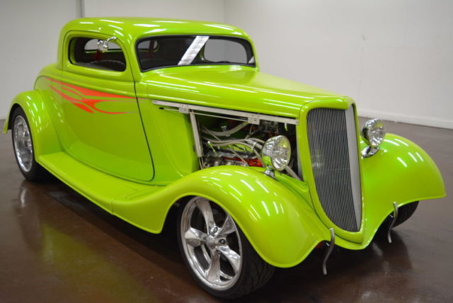 1934 Ford 3-Window Street Rod 1310 Miles Green 454 Big Block V8 700 R4 1934 Ford Other Street Rod