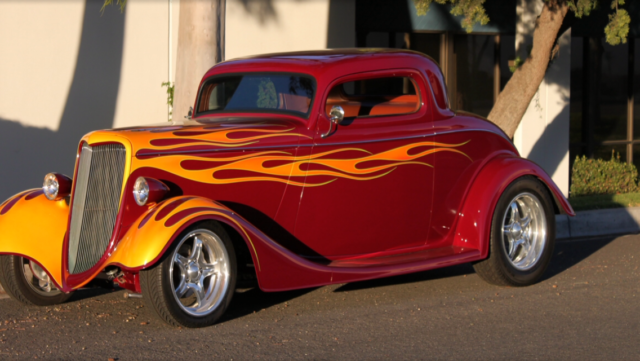 1934 Ford 3window coupe 1934 Ford Fairlane Leather