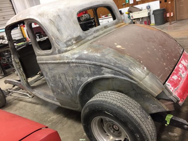 1934 Ford 5W Coupe Body, Chassis, Winters QuickChange & Tri-Power 1934 Ford Other