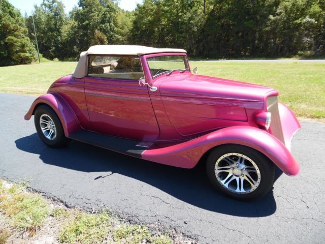 1934 Ford conv tan leather - photo 3