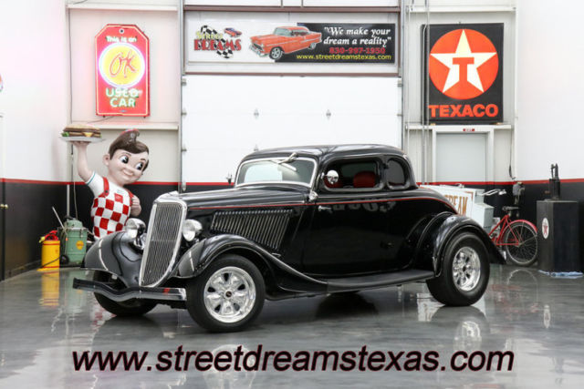 1934 Ford Coupe 1451 Miles Black Coupe 351 Cleveland V8 4B Automatic 1934 Ford Coupe --