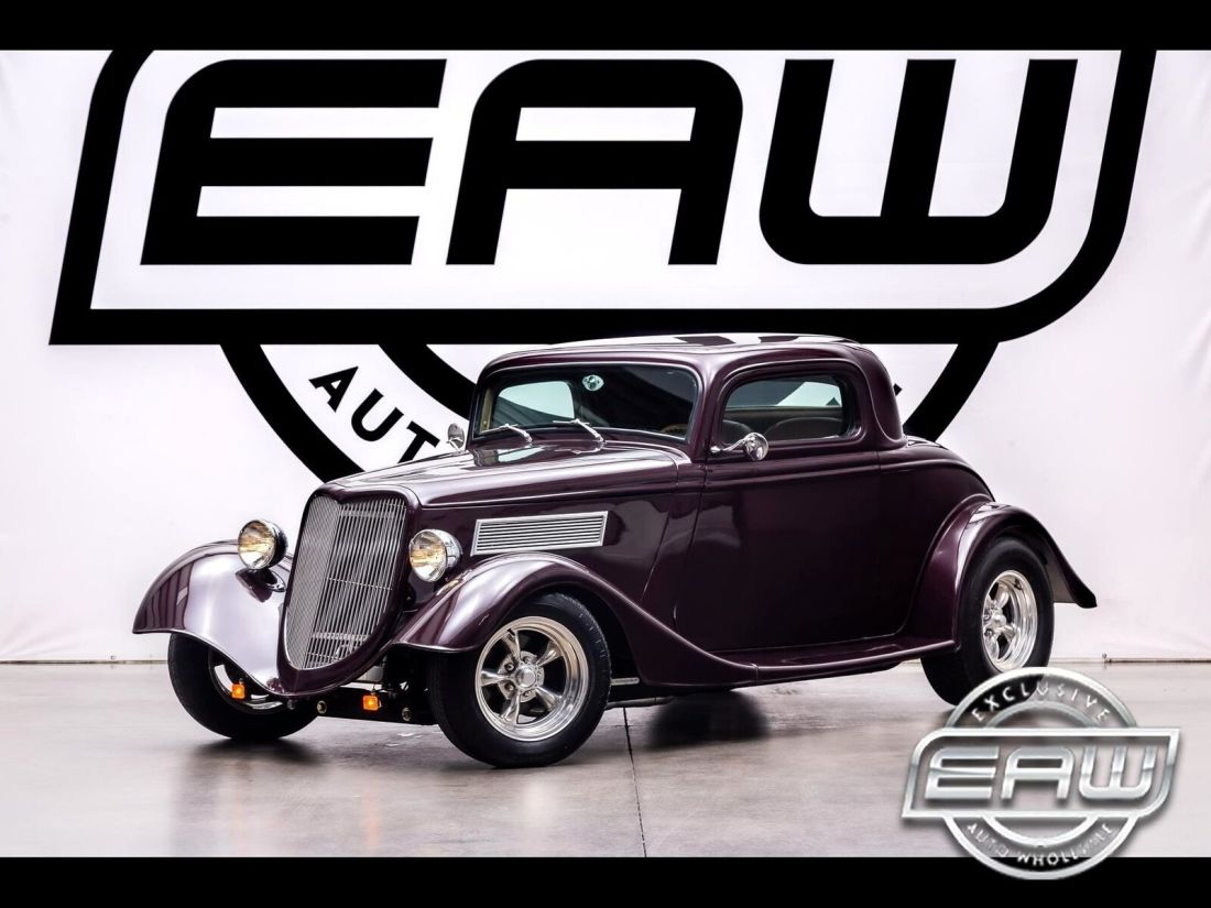 1934 Ford Coupe 3 Window Coupe 4853 Miles Purple Hot Rod Power Performance 350/3 1934 Ford Other 3 Window Coupe