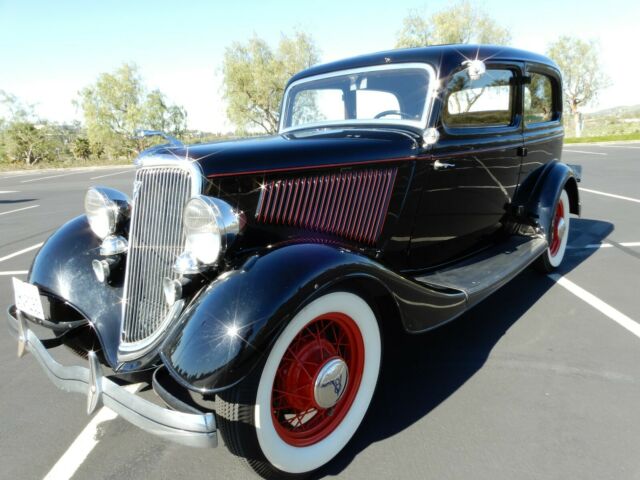 1934 Ford Model 40 Tudor Sedan Original Factory Material Body All Steel 1934 Ford Model 40 Tudor Sedan California Car-Unmolested All Steel