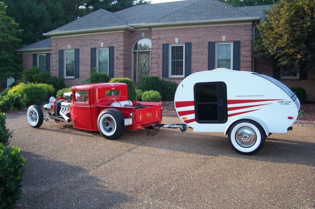 1934 ford pickup hot rod camper 351C auto OD 1934 Ford PICKUP HOT ROD