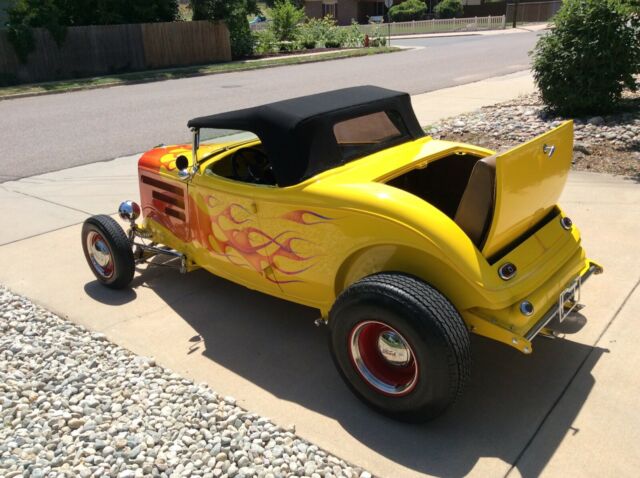 1934 Ford Roadster Flames - photo 3