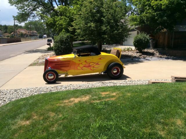 1934 Ford Roadster Flames - photo 4