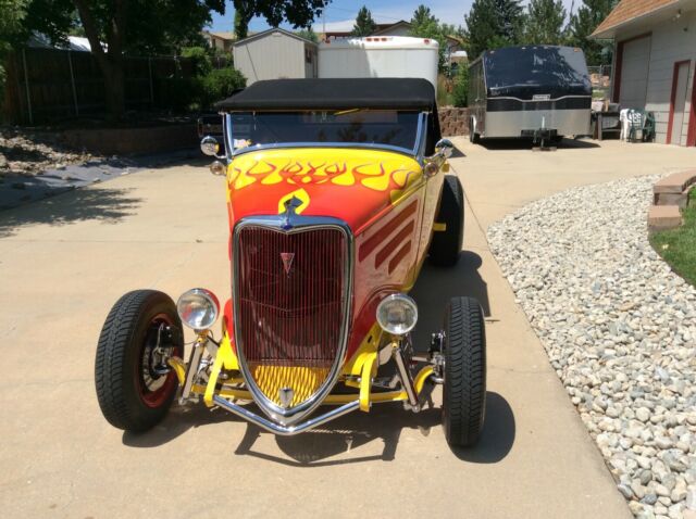 1934 Ford Roadster Flames - photo 6