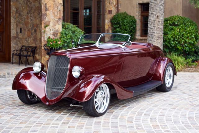 1934 Ford Roadster Model 40 Street Rod Concour Rare $300K+Build Custom Show Car 1934 Ford Model 40 Street Rod Concour Rare