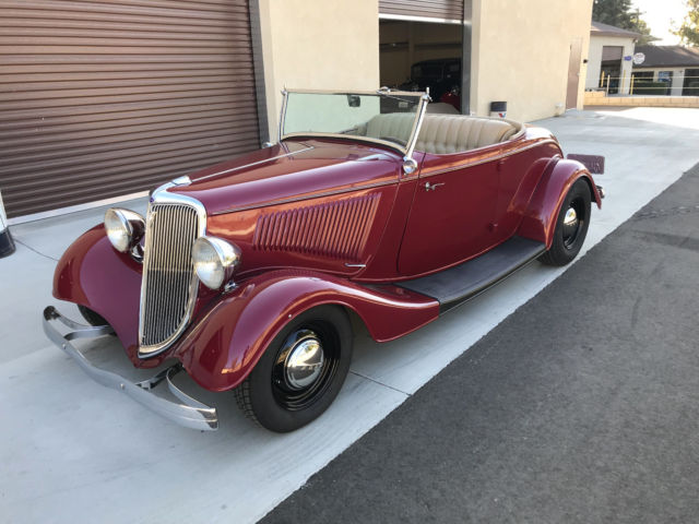 1934 Ford Roadster Street Rod Hot Rod 1932 1933 32 33 34 1934 Ford Roadster Deluxe
