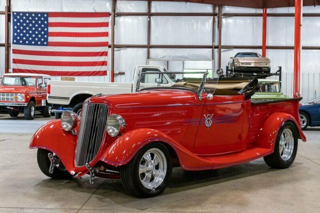 1934 Ford Street Rod 29445 Miles Red Convertible 350ci V8 Automatic 1934 Ford Other