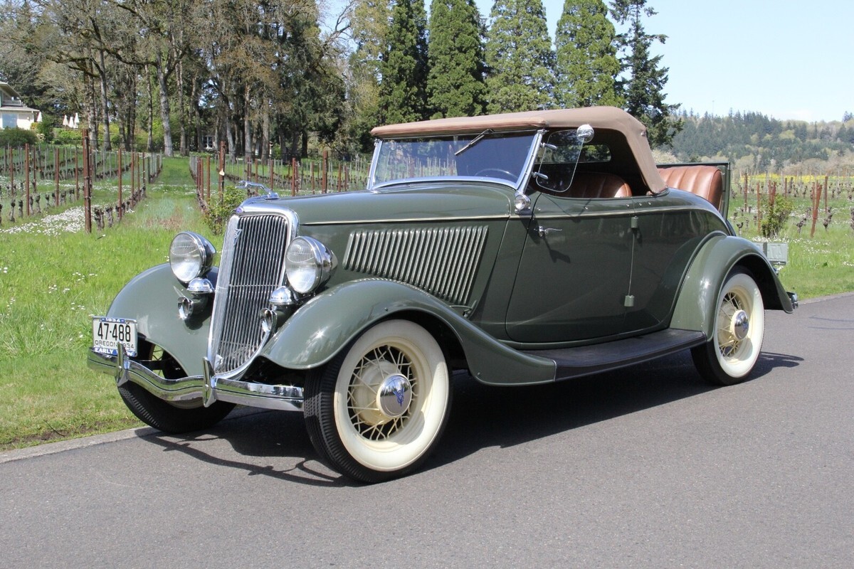 1934 Ford Model 40 V8 Deluxe Roadster. Stock-Restored. SEE VIDEO TOUR - photo 2