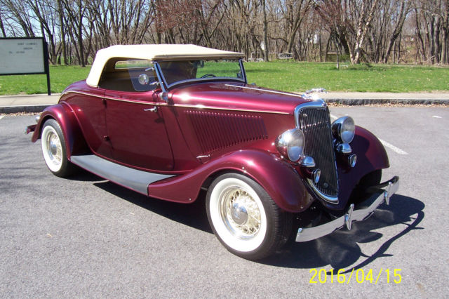 1934 Model 40 Street Rod...Exterior is almost 1934 perfect stock!! 1934 Ford Roadster Model 40