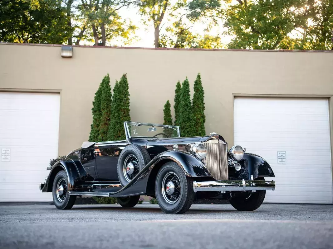 1934 Packard Eight Coupe Roadster Series 1101 3 Speed 70372 Miles 1934 Packard Eight Coupe Roadster Series 1101