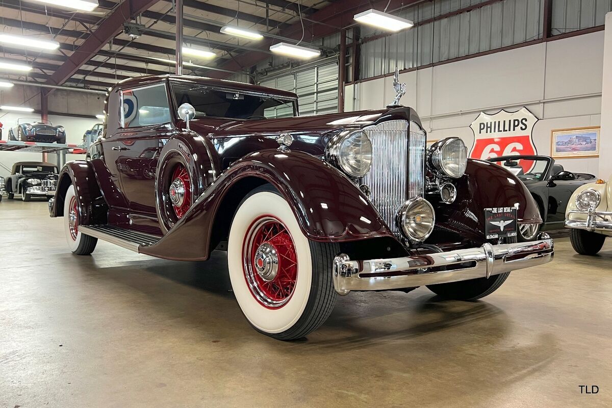 1934 Packard Super Eight, Beige with 69780 Miles available now! 1934 Packard Super Eight