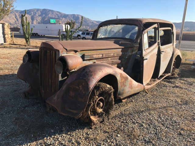 1934 Packard Twelve 12 - rough shape for parts 1934 Packard 1108
