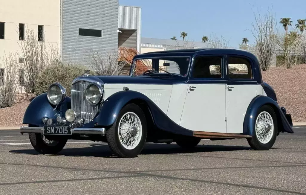 1935 Bentley 3.5 Liter Sports Saloon by Park Ward 44219 Miles Dark Blue Metatli 1935 Bentley 3.5 Liter Sports Saloon by Park Ward