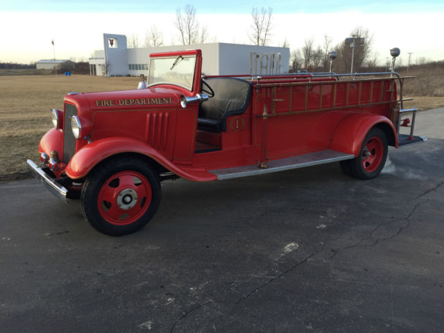 1935 Chevrolet Master American Fire Apparatus CO Fire Truck - Fully Restored!! 1935 Chevrolet Master