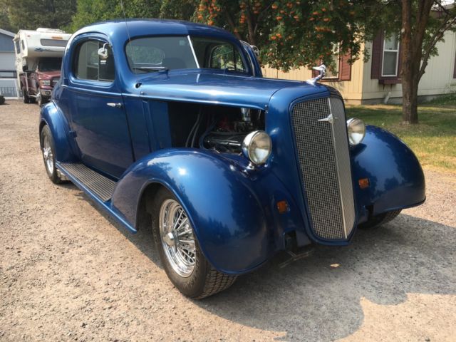 1935 Chevy Master Deluxe Coupe 3 Window Hotrod Car Rumble Seat Suicide Doors 1935 Chevrolet Master