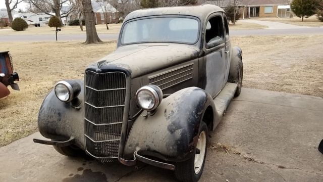 1935 Ford Coupe Barn Find, Original Paint 2 Owner Original Flathead V8 Available 1935 Ford 2 Dr Coupe
