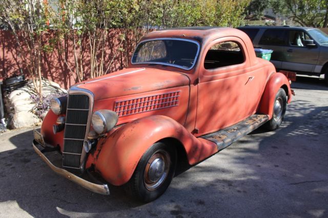 1935 Ford Deluxe Three-Window Coupe California Early Hotrod Barn Find 1935 Ford Other
